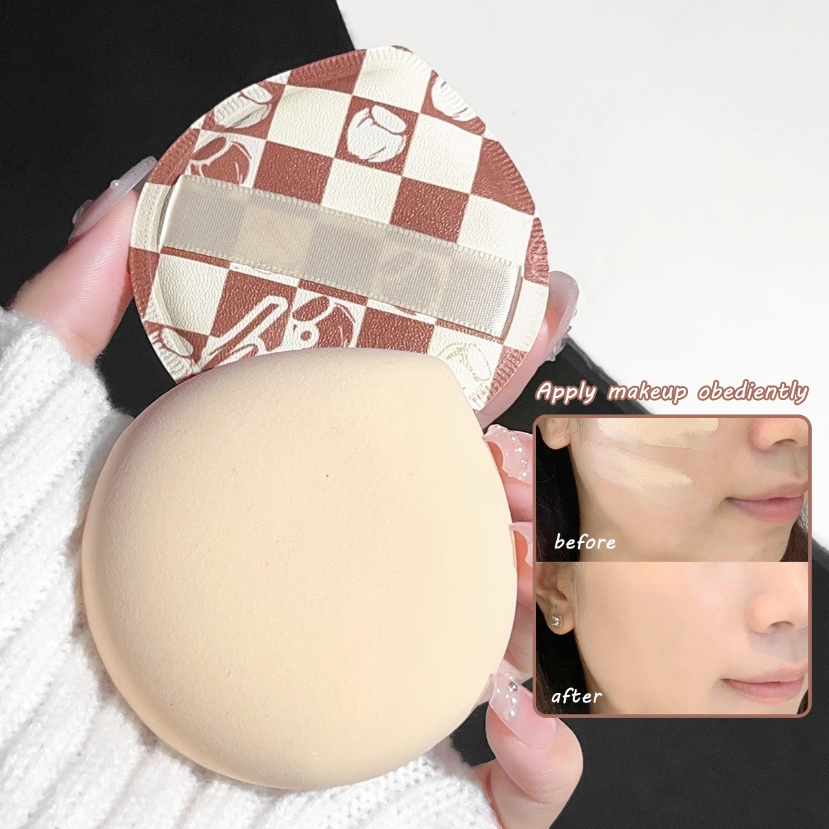 Bb Cushion Korean - ドライ & ウェットメイク用ソフトパフスポンジ,韓国スタイル,キュート,伸縮性,ソフトクッション,ファンデーション,メイクセット