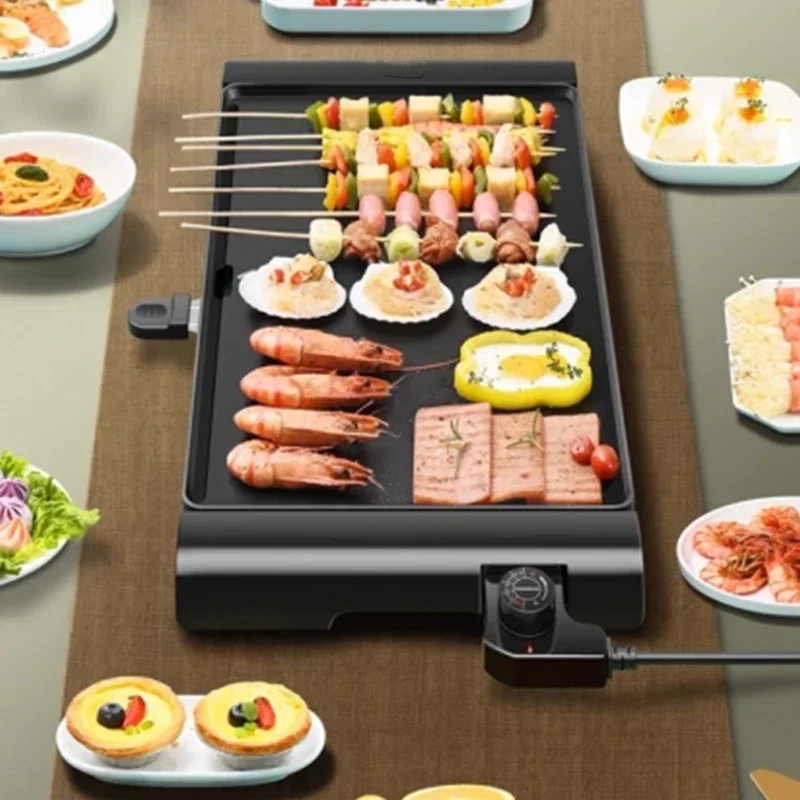 Korean Bbq Grill - 電気グリル、無煙電気グリルパン、韓国風ノンスティックグリル、バーベキューラック、肉焼き機
