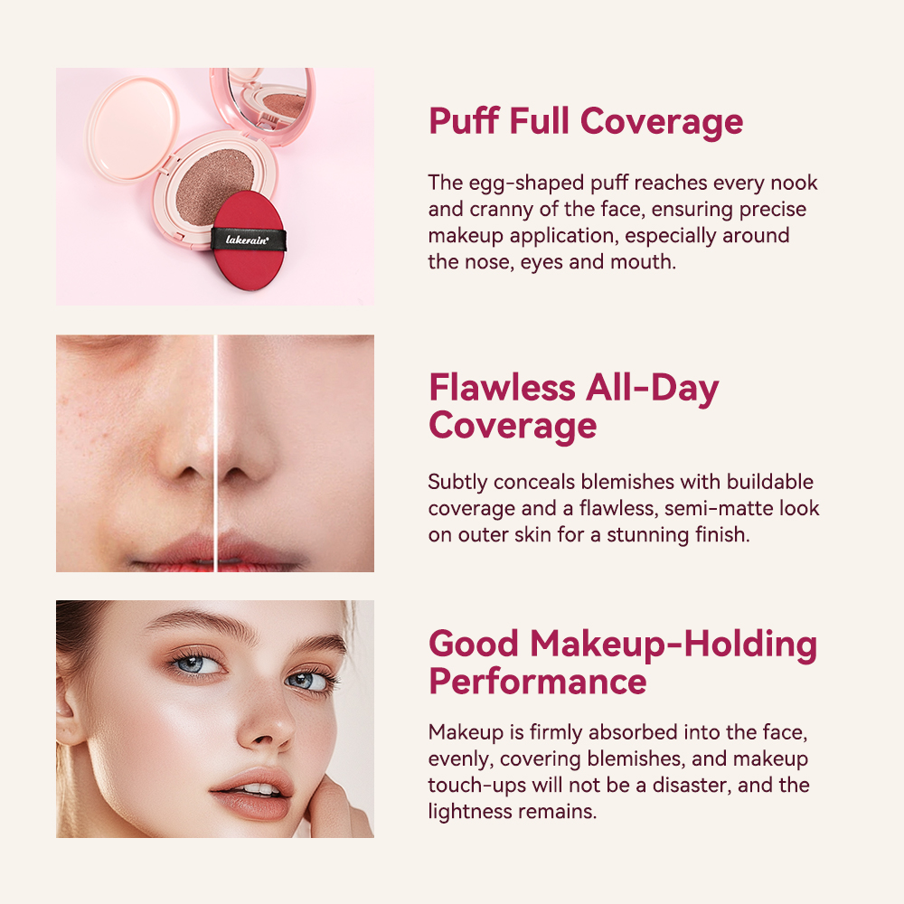 レイカレイン クッションファンデーション 韓国メイク ベース - Bb Cushion Korean のレビューと価格