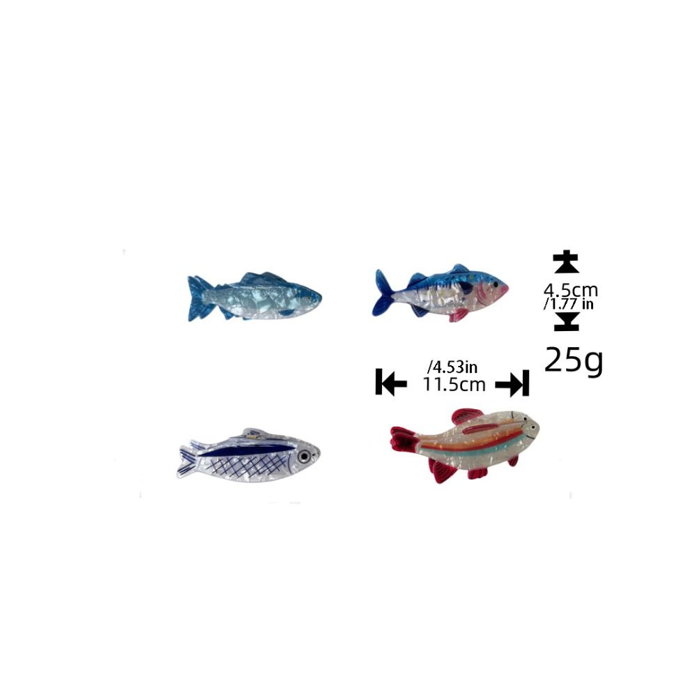 ヘアピン 海洋動物 ヘアクリップ PVC ツナ 魚類 ヘアク - Lifestyle Of Korean のレビューと価格