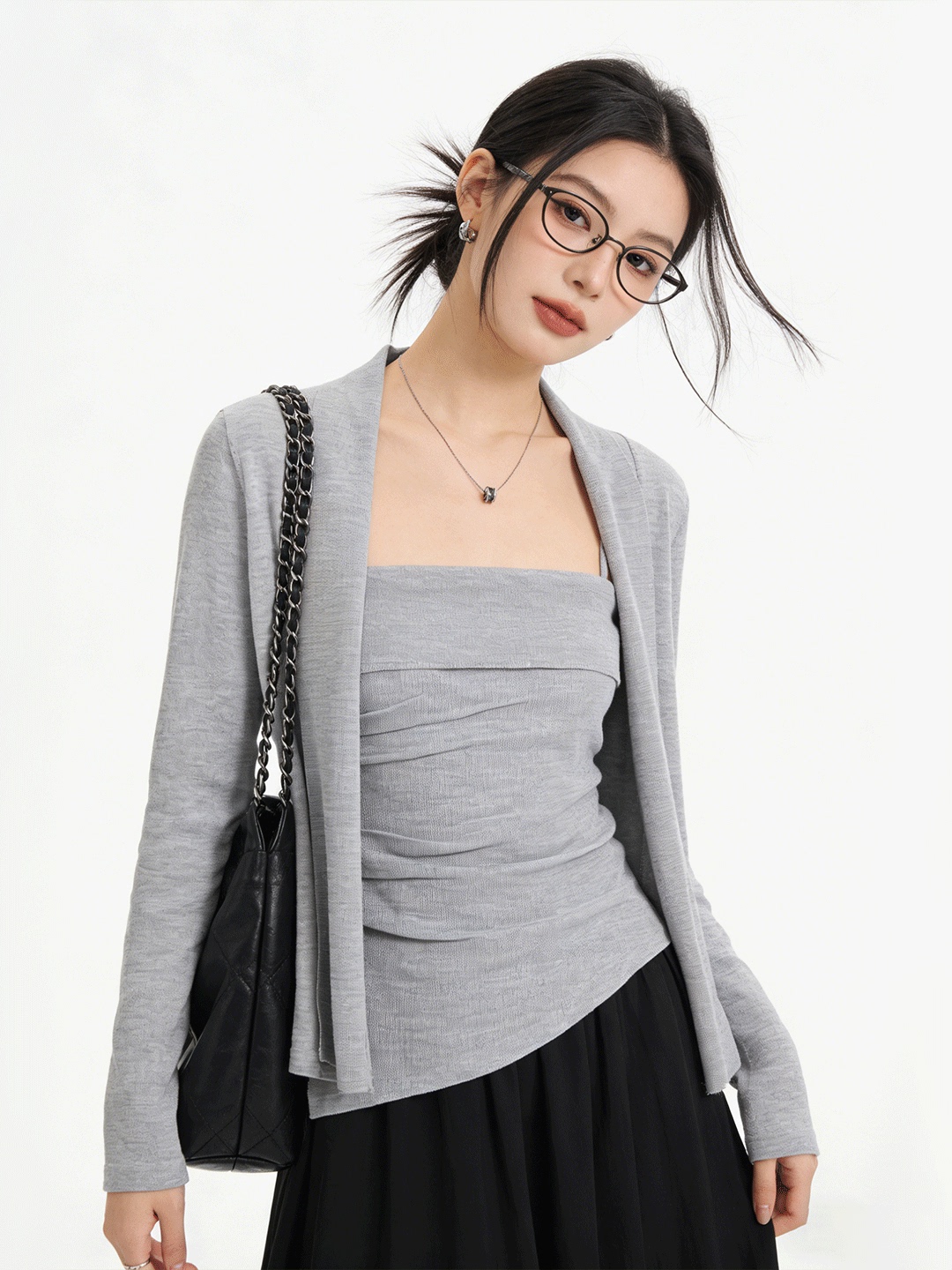 Lu Life 肌に優しいショートニットカーディガン痩身ツー - Lifestyle Of Korean のレビューと価格