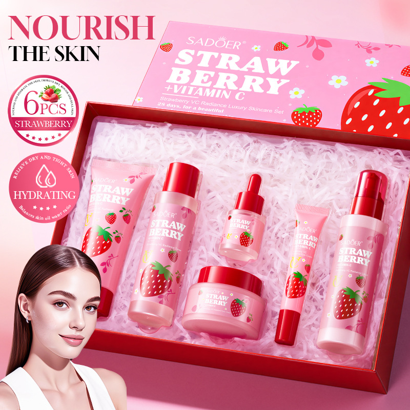 6点セット ストロベリーVCケアセット フェイスクリーム 美 - Korean Skincare Routine のレビューと価格