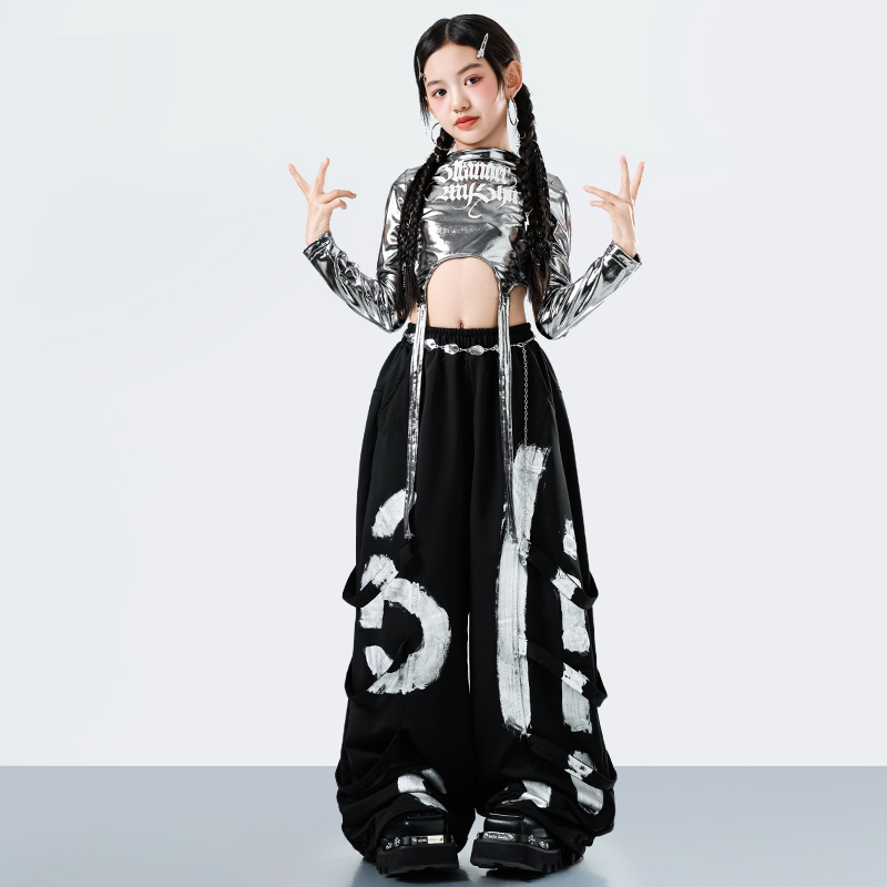 韓国 Y2K キッズストリートウェアスタイルヒップホップダン - Korean Lifestyle のレビューと価格