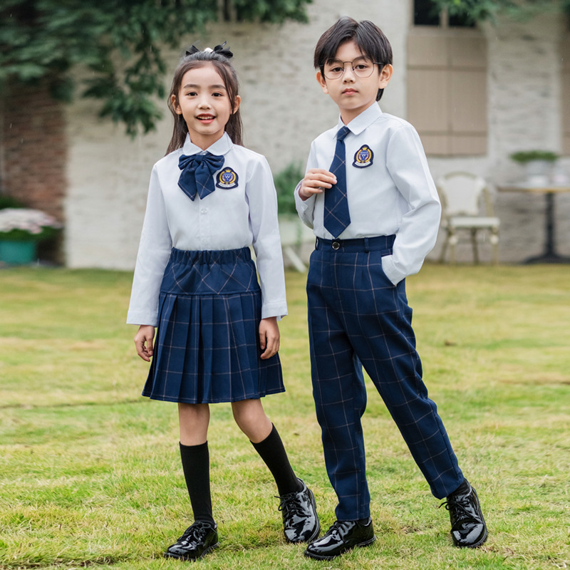 子供英国チェック柄ベストシャツスーツパンツ女の子チョッキブラ - Korean Lifestyle のレビューと価格