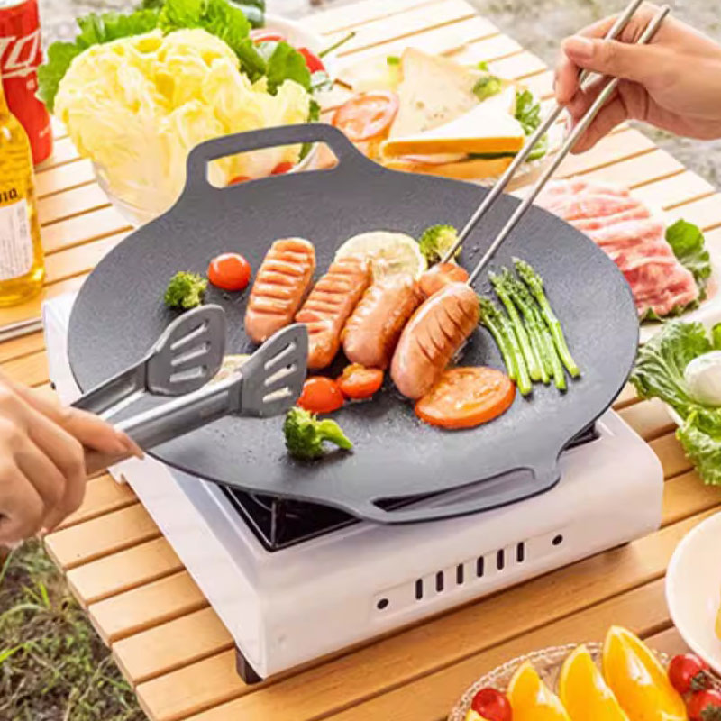    26/30/33CM屋外キャンプグリルパン韓国風マイ - Korean Bbq Grill のレビューと価格